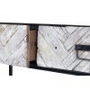 Stylový konzolový stolek Mango White 100cm dvě zásivky