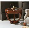 Luxusní rustikální příruční stolek Elsa II 60cm kulatý