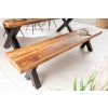 Industriální lavice Aero Mango Natur 160cm masiv
