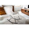 Designové houpací křeslo Scandinavia Swing II bílé