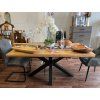 Moderní jídelní stůl Galileo 160cm mango masiv - vystaveno na showroomu