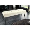 Stylová čalouněná lavice Boutique šampaň 100cm
