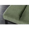 Designová lavice Boutique zelená 80cm manšestr