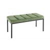 Designová lavice Boutique zelená 80cm manšestr