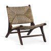 Designové nízké boho křeslo Teka