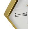 Stylové kovové hodiny Atenas Hexagonal 53cm zlaté