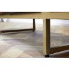 Designový Art-Deco příborník Gold Carltone 160cm mango