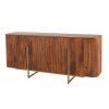 Designový Art-Deco příborník Gold Carltone 160cm mango