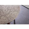 Odkládací stolek Alca 50 cm stříbrná patina ruční dekor