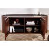 Designový Art-Deco příborník Black Carltone 150cm mango