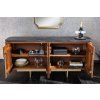 Luxusní příborník Marble Carltone 160cm s mramorovou deskou