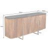 Luxusní příborník Marble Carltone 160cm