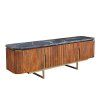 Luxusní televizní stolek Marble Carltone 160cm s mramorovou deskou
