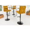 Designová barová židle Comfort žlutá