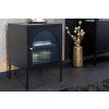 Noční stolek Europe U 60 cm industriální design černý