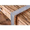 Stylová konzola Barracuda 140cm teak/nerez