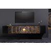 Stylový závěsný TV stolek Golden Sunset s ornamenty