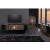 Luxusní TV stolek Golden Sunset 160 cm černé mango