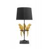 Designová stolní lampa Parrots 75cm černá-zlatá