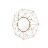Moderní nástěnné zrcadlo Diamond 80cm mosaz