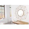 Moderní nástěnné zrcadlo Diamond 80cm mosaz