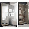 Moderní vysoký botník Cloe Mirror 208cm se zrcadlem