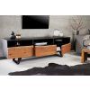 Designový TV stolek Arte 140cm černý/akácie