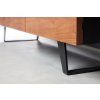 Designový TV stolek Arte 140cm černý/akácie