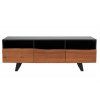 Designový TV stolek Arte 140cm černý/akácie