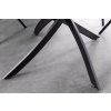 Designový kulatý jídelní stůl Alli 120cm se sklokeramickou deskou
