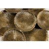 Designový tác Abstract Leaf 45cm zlatý