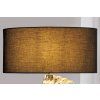 Stylové černé stínidlo Shell 50cm rovné