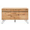 Masivní příborník Living Edge 160cm divoký dub