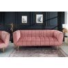 Designová sedačka Classy 225 cm růžová