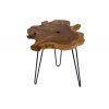 Stylový stolek Wild Teak 50 cm přírodní dřevěný design