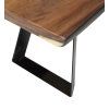 Industriálna lavica Suar 126cm drevo/kov