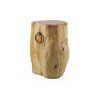 Taburet Raiz 45 cm masivní teak přírodní organický design