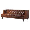 Luxusní kožená sedačka Nira Chesterfield 210 cm