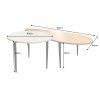 Elegantní konferenční stolek Adlon 110 cm industriální styl