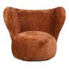 Designové čalouněné křeslo Rusty moderní styl ze 100% polyesteru