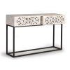Luxusní vintage konzolový stolek Mykonos 120cm - masiv