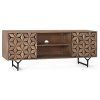 Stylový dřevěný TV stolek Malvina 147 cm orientální