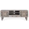 Dřevěný vintage TV stolek Valsad 150 cm mango