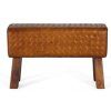 Designová lavice Colette 78cm- kožená