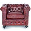 Designové křeslo Juneira v Chesterfield stylu