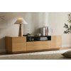 Moderní designový TV stolek Syrakus 160 cm Natural Black